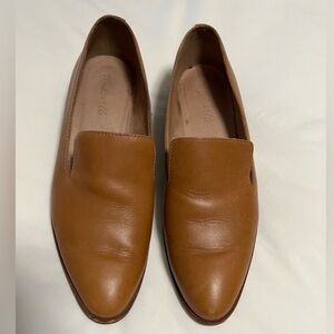 Madewell Tan Leather Loafers